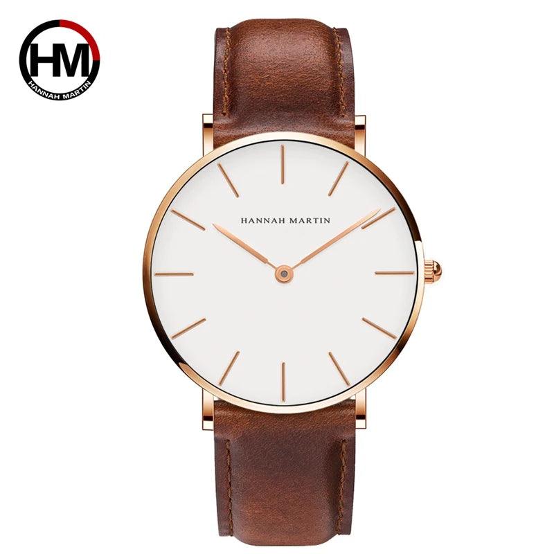 Hannah Martin Classic Vintage Armbanduhr - EraEssentials