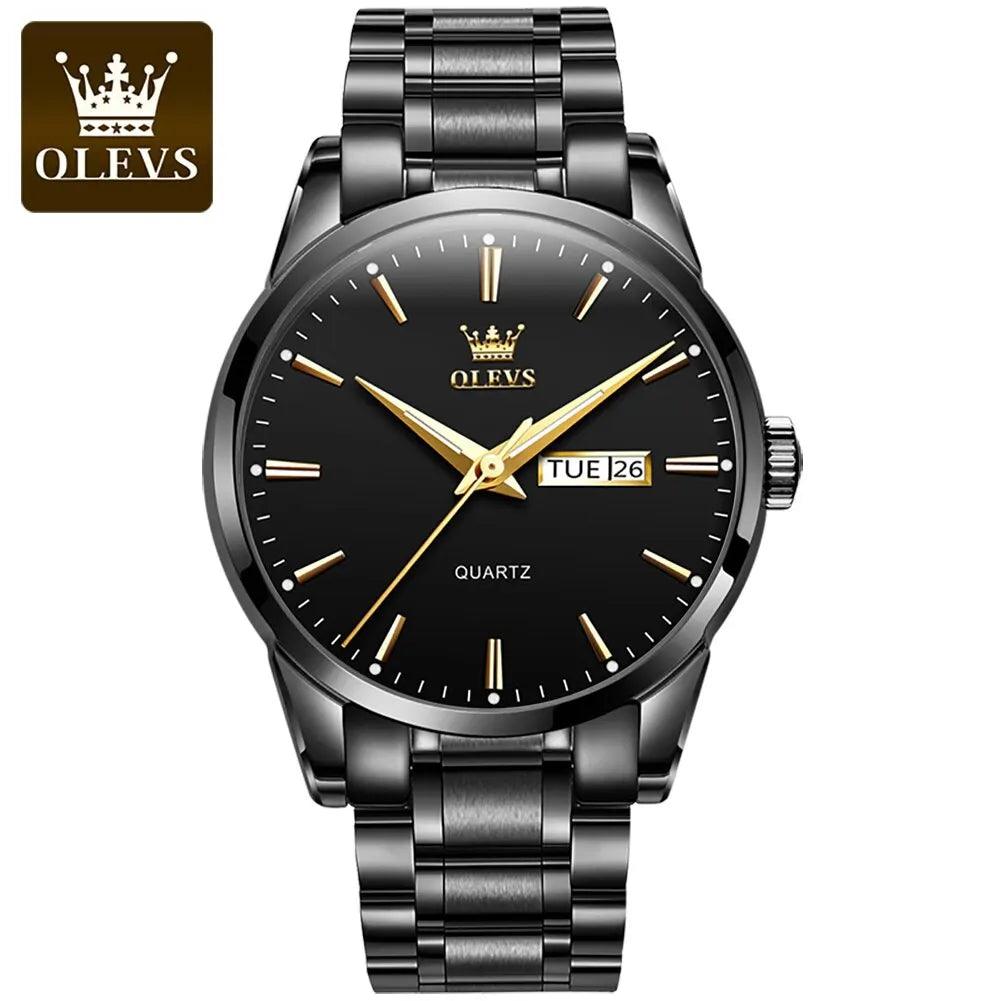 OLEVS Quarz Luxusuhr Gold - EraEssentials